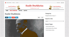 Desktop Screenshot of emiledurkheim.org